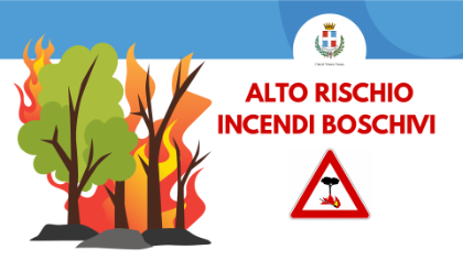 Dichiarato lo stato di grave pericolosità per gli incendi boschivi