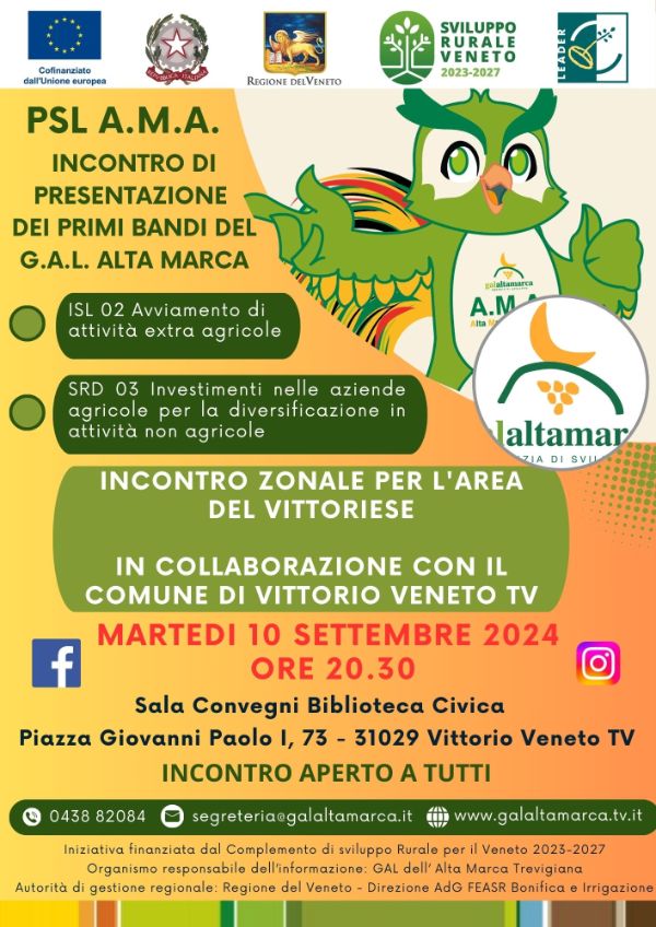 LOCANDINA INCONTRO VITTORIO VENETO 10 09 2024
