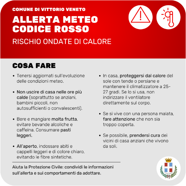 CODICE ROSSO - Rischio ondate di calore